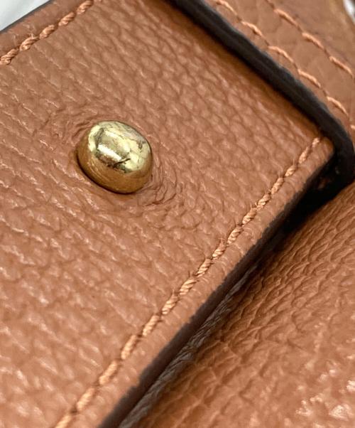 ANAYI（アナイ）ANAYI (アナイ) ダブルハンドルレザートートバッグ ブラウンの古着・服飾アイテム