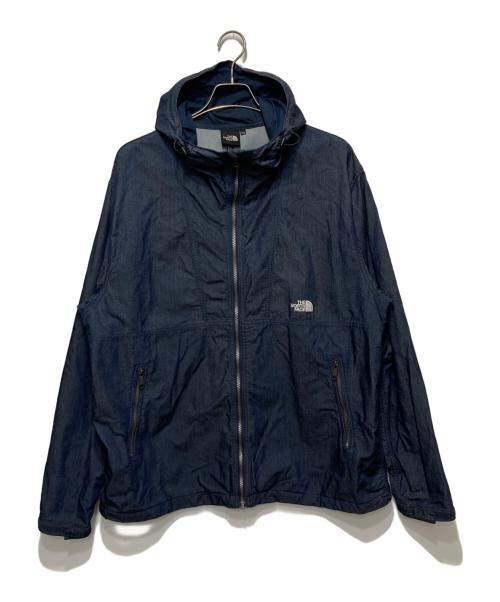 THE NORTH FACE（ザ ノース フェイス）THE NORTH FACE (ザ ノース フェイス) Nylon Denim Compact Jacket/マウンテンパーカー ブラック サイズ:XXLの古着・服飾アイテム