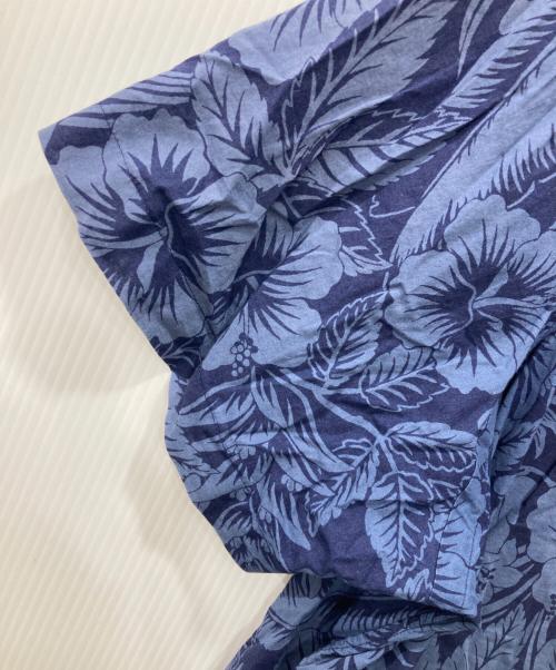 RALPH LAUREN（ラルフローレン）RALPH LAUREN (ラルフローレン) 総柄アロハシャツ/ロゴ/CLASSIC FIT ネイビー サイズ:XXLの古着・服飾アイテム