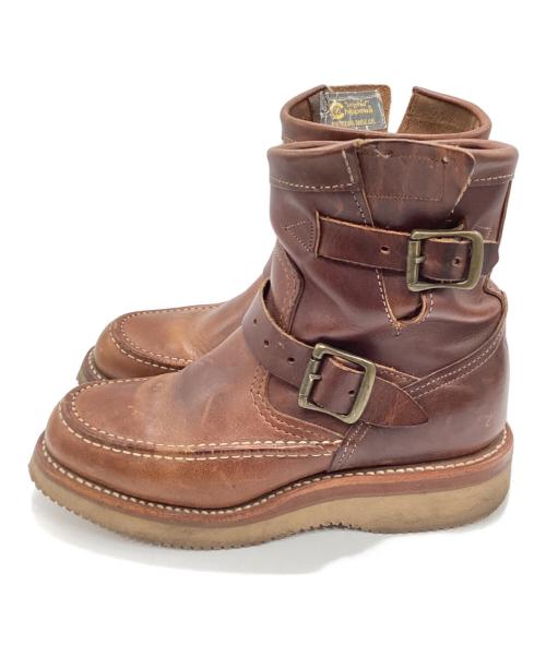 CHIPPEWA（チペワ）CHIPPEWA (チペワ) ショート エンジニアブーツ ブラウン サイズ:6Bの古着・服飾アイテム