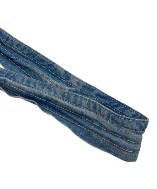 Kate Spade（ケイトスペード）Kate Spade (ケイトスペード) シャンブレーミディフレアスカート インディゴ サイズ:00の古着・服飾アイテム