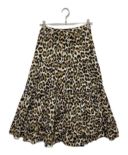 MARC JACOBS（マークジェイコブズ）MARC JACOBS (マークジェイコブズ) THE PRAIRIE SKIRT/アニマル柄スカート ブラック×ホワイトの古着・服飾アイテム