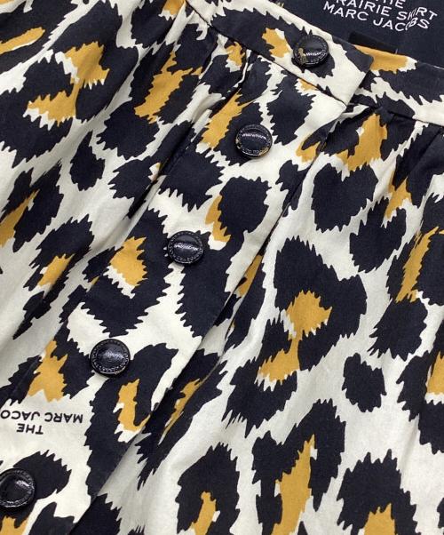 MARC JACOBS（マークジェイコブズ）MARC JACOBS (マークジェイコブズ) THE PRAIRIE SKIRT/アニマル柄スカート ブラック×ホワイトの古着・服飾アイテム