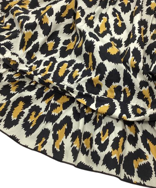 MARC JACOBS（マークジェイコブズ）MARC JACOBS (マークジェイコブズ) THE PRAIRIE SKIRT/アニマル柄スカート ブラック×ホワイトの古着・服飾アイテム