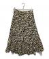 MARC JACOBS (マークジェイコブズ) THE PRAIRIE SKIRT/アニマル柄スカート ブラック×ホワイト：5000円