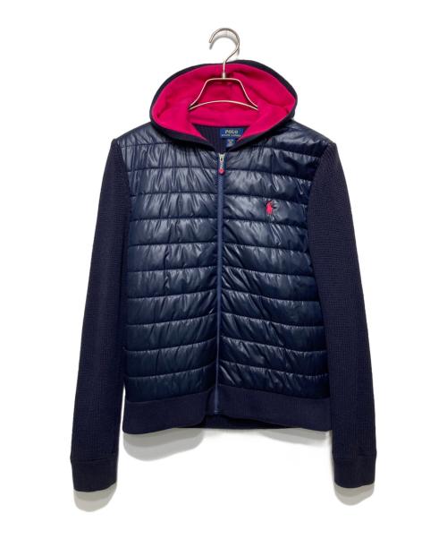 POLO RALPH LAUREN（ポロ・ラルフローレン）POLO RALPH LAUREN (ポロ・ラルフローレン) 中綿切替ジャケット ネイビー サイズ:XL/TGの古着・服飾アイテム