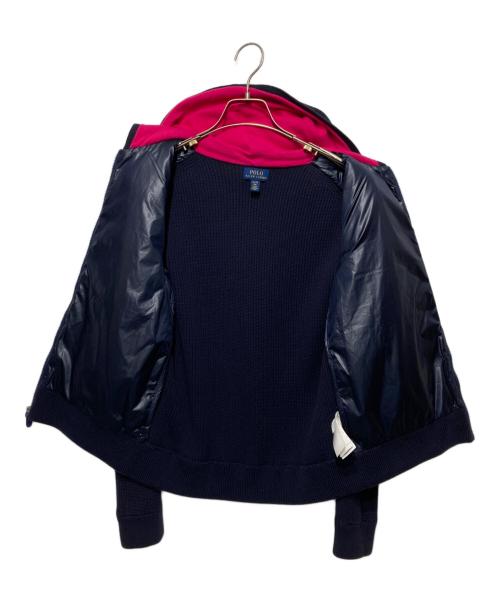 POLO RALPH LAUREN（ポロ・ラルフローレン）POLO RALPH LAUREN (ポロ・ラルフローレン) 中綿切替ジャケット ネイビー サイズ:XL/TGの古着・服飾アイテム