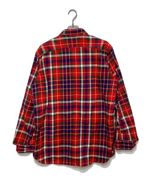Engineered Garments（エンジニアド ガーメンツ）Engineered Garments (エンジニアド ガーメンツ) チェックシャツ/ネルシャツ レッド サイズ:Lの古着・服飾アイテム