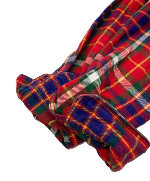 Engineered Garments（エンジニアド ガーメンツ）Engineered Garments (エンジニアド ガーメンツ) チェックシャツ/ネルシャツ レッド サイズ:Lの古着・服飾アイテム