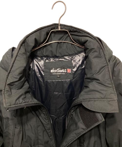 WILD THINGS（ワイルドシングス）WILD THINGS (ワイルドシングス) BEAUTY&YOUTH UNITED ARROWS (ビューティーアンドユースユナイテッドアローズ) BEAUTY&YOUTH別注 モンスターパーカー/プリマロフト ブラック サイズ:Lの古着・服飾アイテム