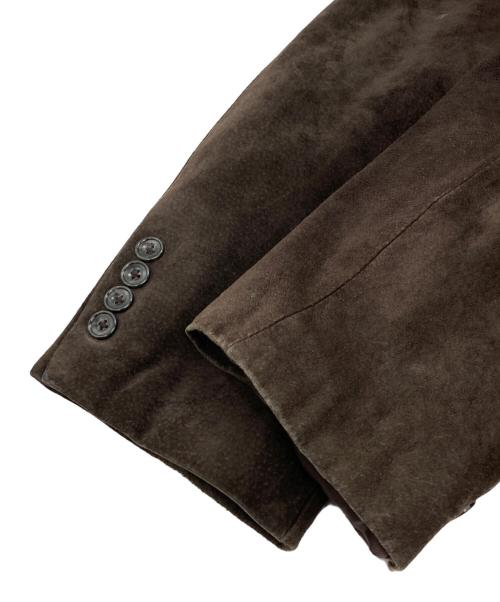 Eddie Bauer（エディーバウアー）Eddie Bauer (エディーバウアー) ピッグレザーテーラードジャケット ブラウン サイズ:XLの古着・服飾アイテム