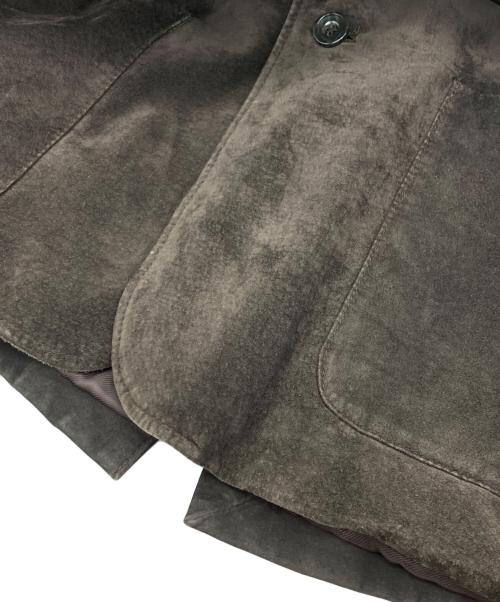 Eddie Bauer（エディーバウアー）Eddie Bauer (エディーバウアー) ピッグレザーテーラードジャケット ブラウン サイズ:XLの古着・服飾アイテム