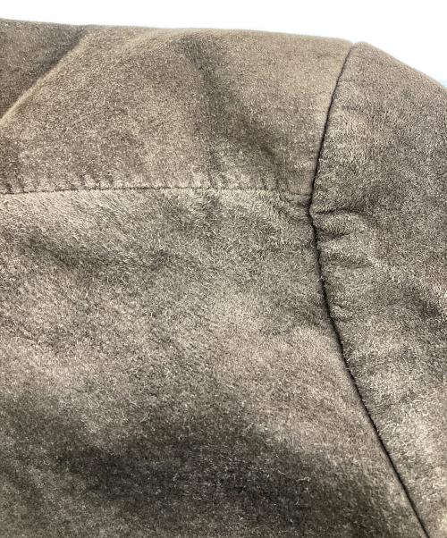 Eddie Bauer（エディーバウアー）Eddie Bauer (エディーバウアー) ピッグレザーテーラードジャケット ブラウン サイズ:XLの古着・服飾アイテム