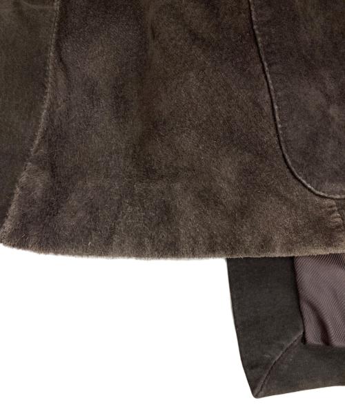 Eddie Bauer（エディーバウアー）Eddie Bauer (エディーバウアー) ピッグレザーテーラードジャケット ブラウン サイズ:XLの古着・服飾アイテム