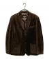 Eddie Bauer（エディーバウアー）の古着「ピッグレザーテーラードジャケット」｜ブラウン