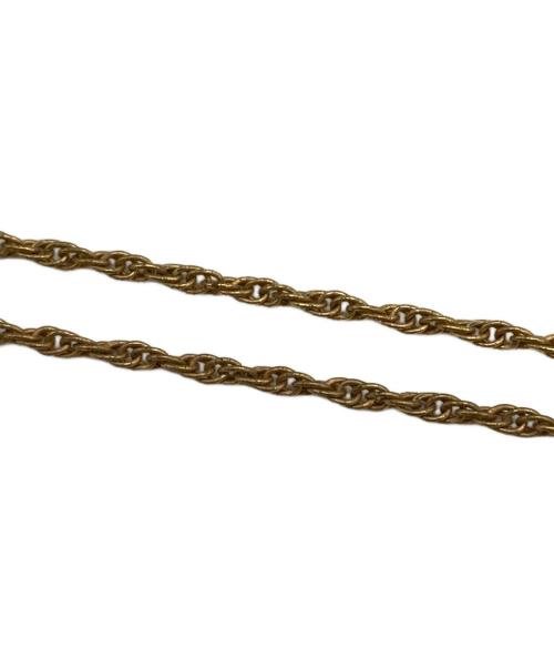 LANVIN（ランバン）LANVIN (ランバン) ブルーストーンネックレス ゴールドの古着・服飾アイテム