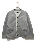Engineered Garmentsエンジニアド ガーメンツ）の古着「ノーカラースウェットジャケット」｜グレー