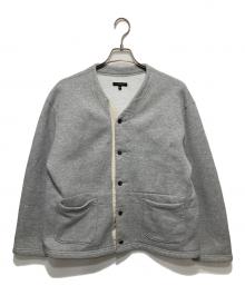 Engineered Garments（エンジニアド ガーメンツ）の古着「ノーカラースウェットジャケット」｜グレー