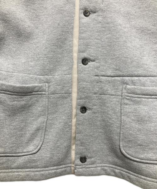 Engineered Garments（エンジニアド ガーメンツ）Engineered Garments (エンジニアド ガーメンツ) ノーカラースウェットジャケット グレー サイズ:XSの古着・服飾アイテム