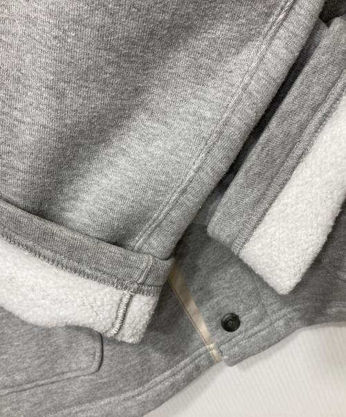 Engineered Garments（エンジニアド ガーメンツ）Engineered Garments (エンジニアド ガーメンツ) ノーカラースウェットジャケット グレー サイズ:XSの古着・服飾アイテム