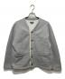 Engineered Garments（エンジニアド ガーメンツ）の古着「ノーカラースウェットジャケット」｜グレー