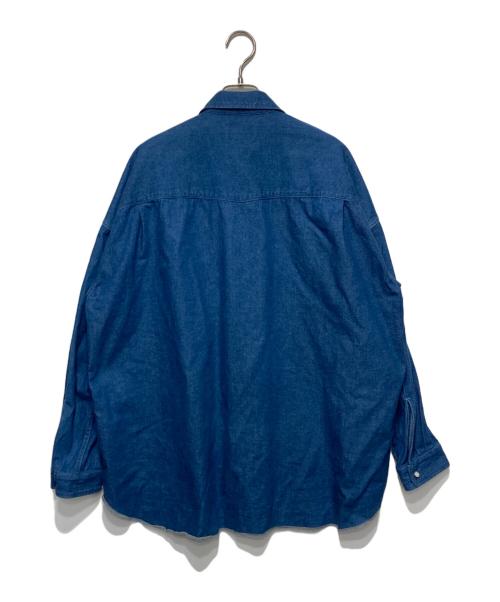 WESTOVERALLS（ウエストオーバーオールズ）WESTOVERALLS (ウエストオーバーオールズ) デニムシャツ インディゴ サイズ:freeの古着・服飾アイテム