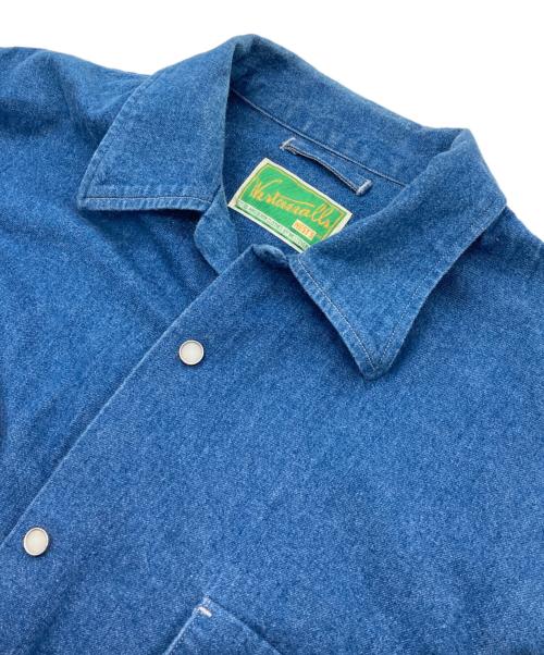 WESTOVERALLS（ウエストオーバーオールズ）WESTOVERALLS (ウエストオーバーオールズ) デニムシャツ インディゴ サイズ:freeの古着・服飾アイテム