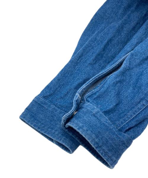 WESTOVERALLS（ウエストオーバーオールズ）WESTOVERALLS (ウエストオーバーオールズ) デニムシャツ インディゴ サイズ:freeの古着・服飾アイテム