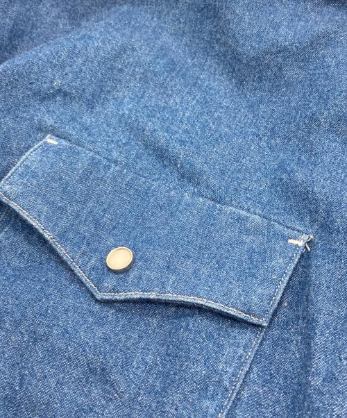 WESTOVERALLS（ウエストオーバーオールズ）WESTOVERALLS (ウエストオーバーオールズ) デニムシャツ インディゴ サイズ:freeの古着・服飾アイテム