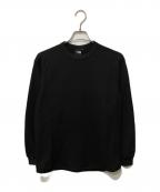 THE NORTH FACEザ ノース フェイス）の古着「ロングスリーブウォームワッフルクルー」｜ブラック