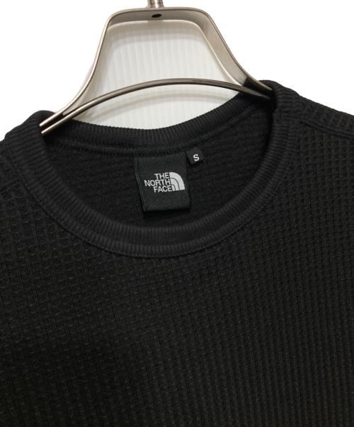 THE NORTH FACE（ザ ノース フェイス）THE NORTH FACE (ザ ノース フェイス) ロングスリーブウォームワッフルクルー ブラック サイズ:Sの古着・服飾アイテム