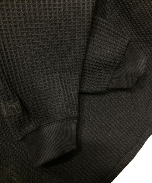 THE NORTH FACE（ザ ノース フェイス）THE NORTH FACE (ザ ノース フェイス) ロングスリーブウォームワッフルクルー ブラック サイズ:Sの古着・服飾アイテム