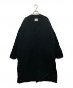 UNITED ARROWS & SONS×DAISUKE OBANAユナイテッドアローズ アンド サンズ×ダイスケ オバナ）の古着「DOWN V LONG COAT/ダウンコート」｜ブラック