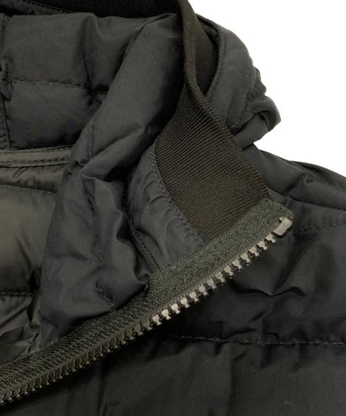 STONE ISLAND（ストーンアイランド）STONE ISLAND (ストーンアイランド) Garment Dyed Down Jacket /フーデッドダウンジャケット ブラック サイズ:Lの古着・服飾アイテム