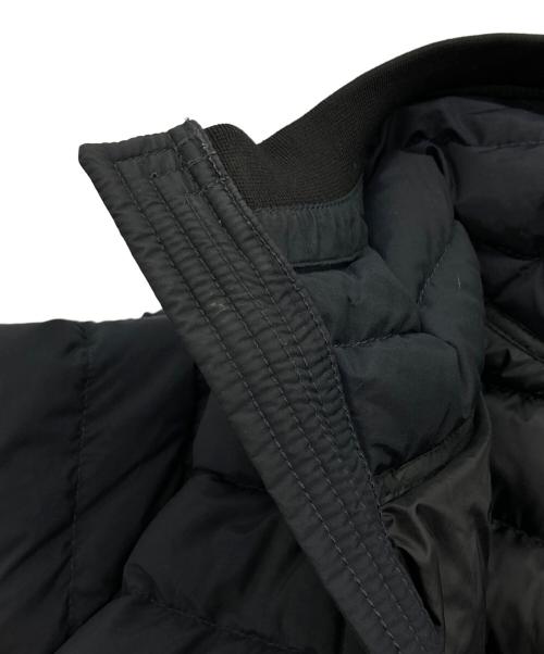 STONE ISLAND（ストーンアイランド）STONE ISLAND (ストーンアイランド) Garment Dyed Down Jacket /フーデッドダウンジャケット ブラック サイズ:Lの古着・服飾アイテム