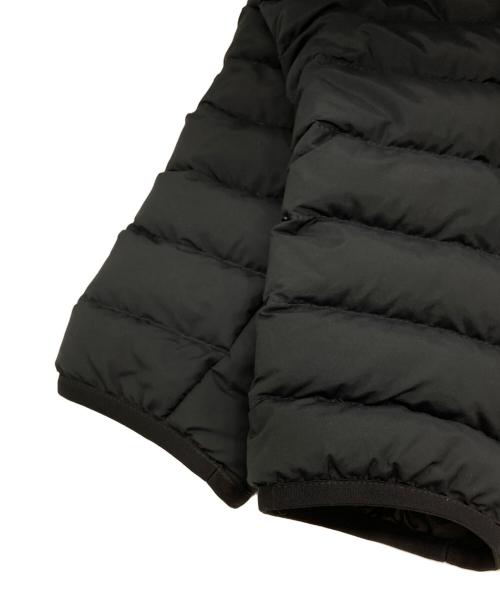 STONE ISLAND（ストーンアイランド）STONE ISLAND (ストーンアイランド) Garment Dyed Down Jacket /フーデッドダウンジャケット ブラック サイズ:Lの古着・服飾アイテム