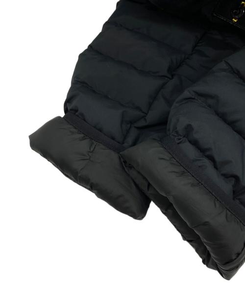 STONE ISLAND（ストーンアイランド）STONE ISLAND (ストーンアイランド) Garment Dyed Down Jacket /フーデッドダウンジャケット ブラック サイズ:Lの古着・服飾アイテム