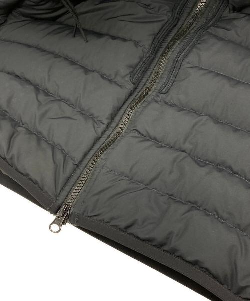 STONE ISLAND（ストーンアイランド）STONE ISLAND (ストーンアイランド) Garment Dyed Down Jacket /フーデッドダウンジャケット ブラック サイズ:Lの古着・服飾アイテム