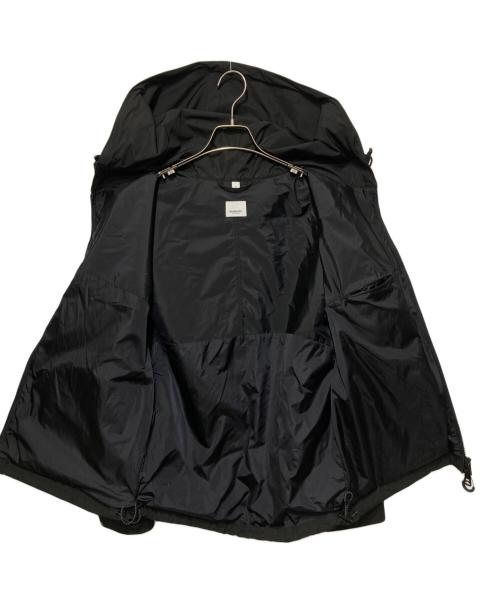 BURBERRY（バーバリー）BURBERRY (バーバリー) ロゴ フーデッドジャケット ブラック サイズ:Mの古着・服飾アイテム