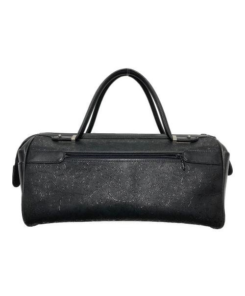 印傳屋（インデンヤ）印傳屋 (インデンヤ) ハンドバッグ ブラックの古着・服飾アイテム