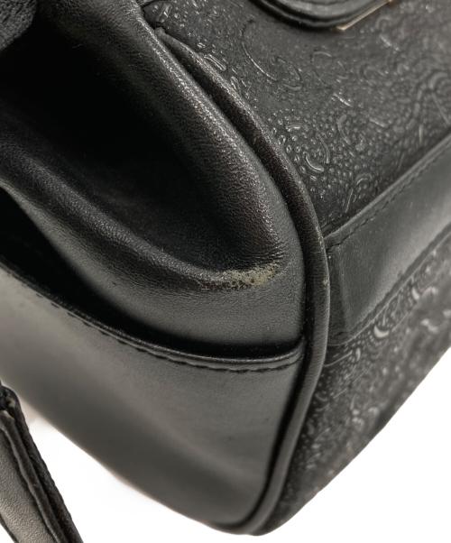 印傳屋（インデンヤ）印傳屋 (インデンヤ) ハンドバッグ ブラックの古着・服飾アイテム