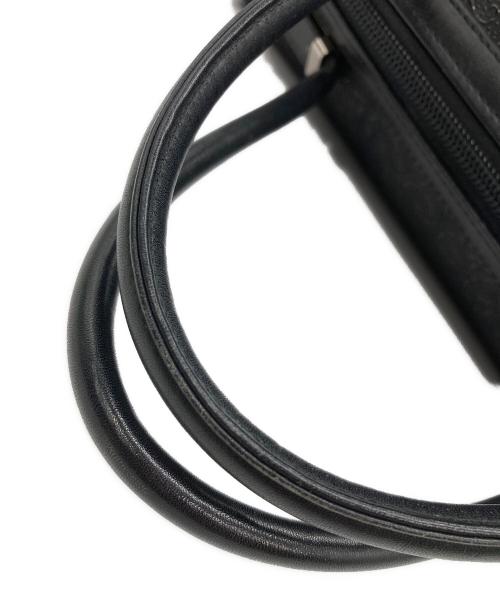 印傳屋（インデンヤ）印傳屋 (インデンヤ) ハンドバッグ ブラックの古着・服飾アイテム