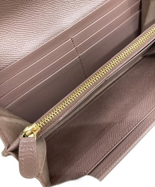 Salvatore Ferragamo（サルヴァトーレ フェラガモ）Salvatore Ferragamo (サルヴァトーレ フェラガモ) ガンチーニ コンチネンタル ウォレット/長財布 ピンクの古着・服飾アイテム