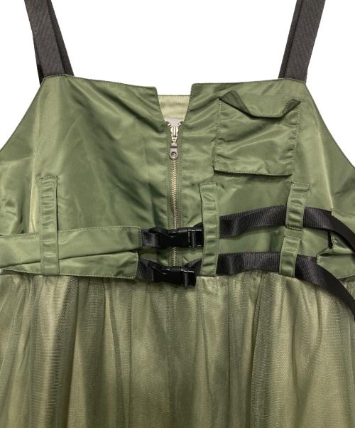 CEREAL（シリアル）CEREAL (シリアル) チュールドレス/ワンピース オリーブ サイズ:Fの古着・服飾アイテム