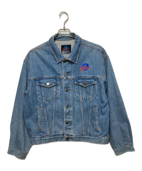 PLANET HOLLYWOOD（プラネットハリウッド）PLANET HOLLYWOOD (プラネットハリウッド) 刺繍デニムジャケット インディゴ サイズ:Lの古着・服飾アイテム
