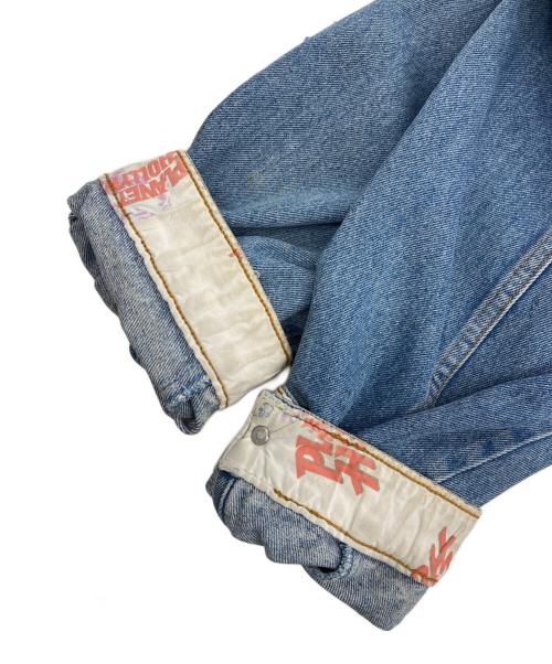 PLANET HOLLYWOOD（プラネットハリウッド）PLANET HOLLYWOOD (プラネットハリウッド) 刺繍デニムジャケット インディゴ サイズ:Lの古着・服飾アイテム