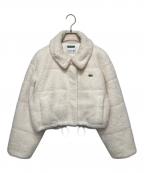 LACOSTE×Snidelラコステ×スナイデル）の古着「ボアジャケット/クロップド中綿ジャケット」｜ベージュ