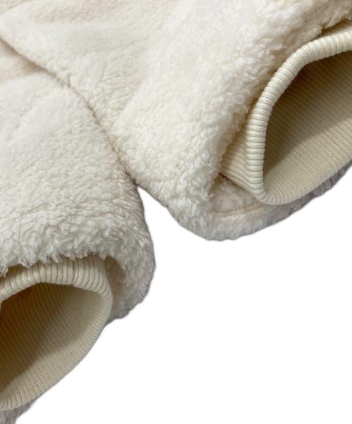 LACOSTE（ラコステ）LACOSTE (ラコステ) Snidel (スナイデル) ボアジャケット/クロップド中綿ジャケット ベージュ サイズ:36の古着・服飾アイテム