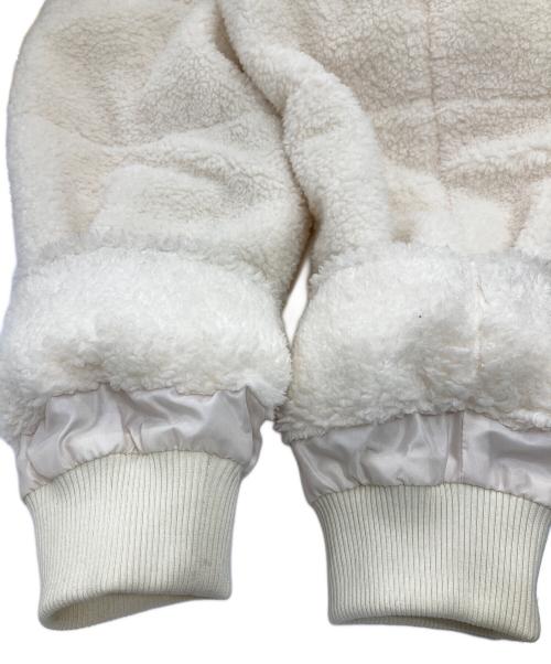 LACOSTE（ラコステ）LACOSTE (ラコステ) Snidel (スナイデル) ボアジャケット/クロップド中綿ジャケット ベージュ サイズ:36の古着・服飾アイテム