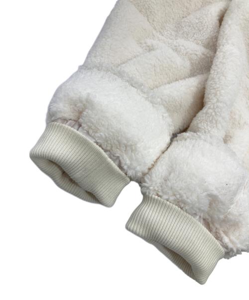 LACOSTE（ラコステ）LACOSTE (ラコステ) Snidel (スナイデル) ボアジャケット/クロップド中綿ジャケット ベージュ サイズ:36の古着・服飾アイテム